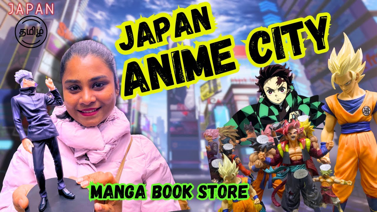 ஜப்பான் அனிமே உலகம்😍❤️Naruto? Demon Slayer? Japan Anime City Tour! Shopping vlog #myfamilyinjapan