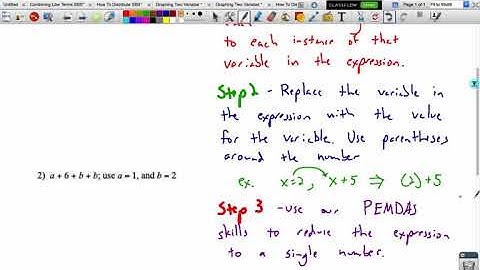 Sept 16-17- Substituting Values SBS Binder Lesson