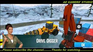 Snow Offroad Construction excavator|AE GAMERS' STUDIO screenshot 2