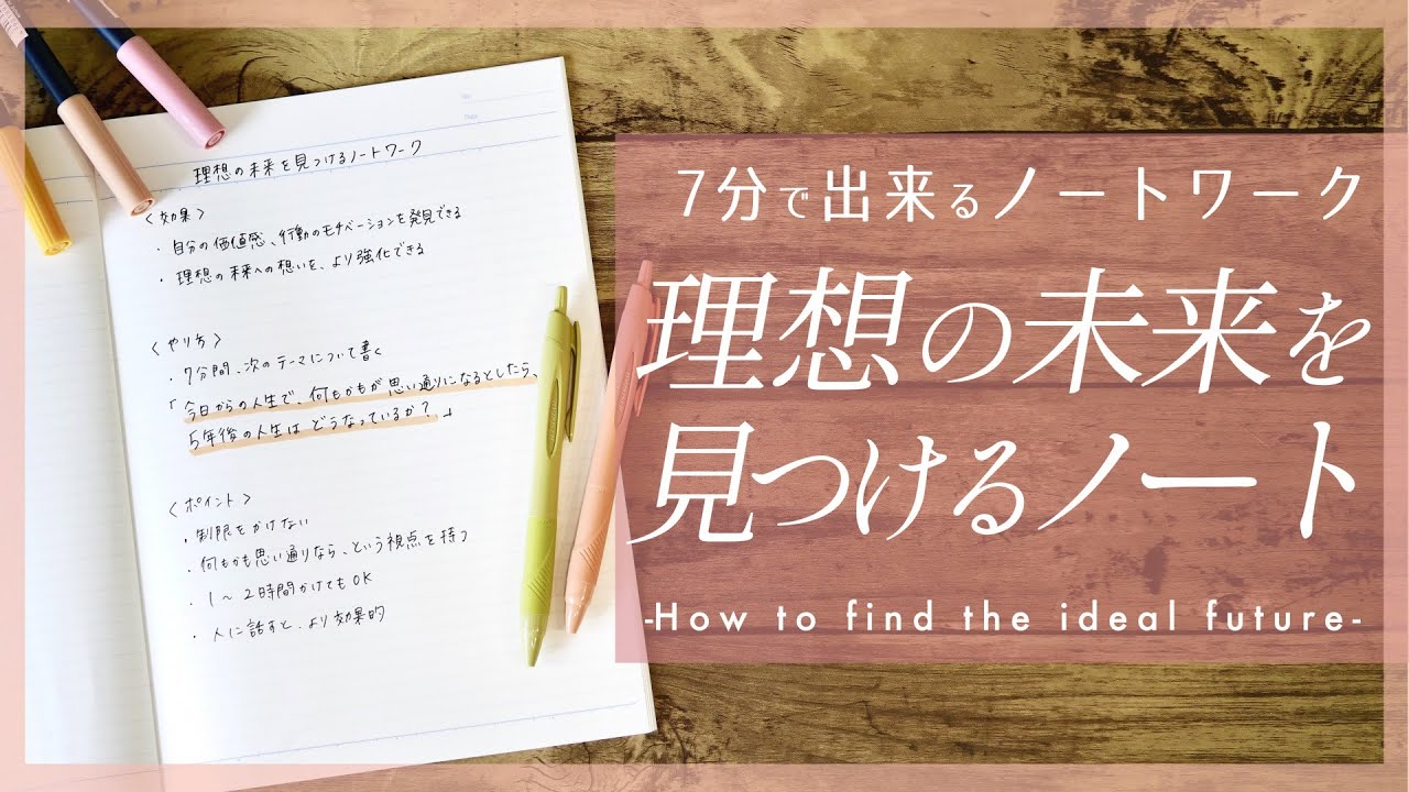 理想の未来を見つけるノートワーク