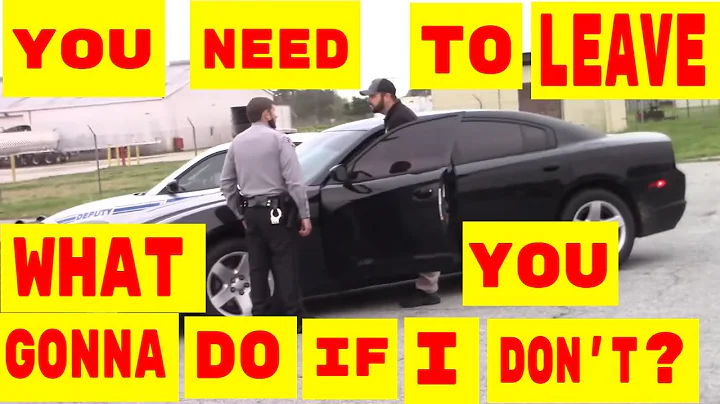 You need to leave! What you gonna do if I don't? 1...