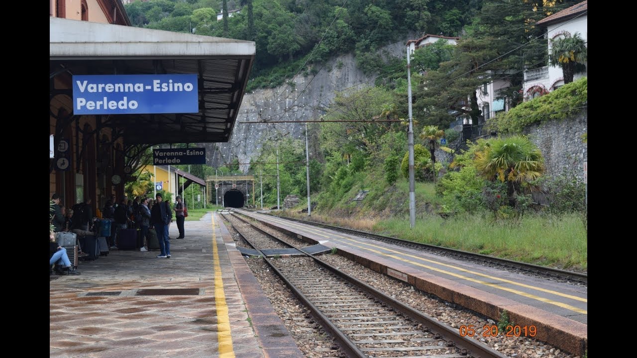 Varenna Esino Train Station on the Shores of Lake Como, Italy YouTube
