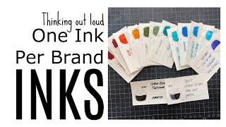 You can only keep One Ink Bottle per Brand * Favorite Inks