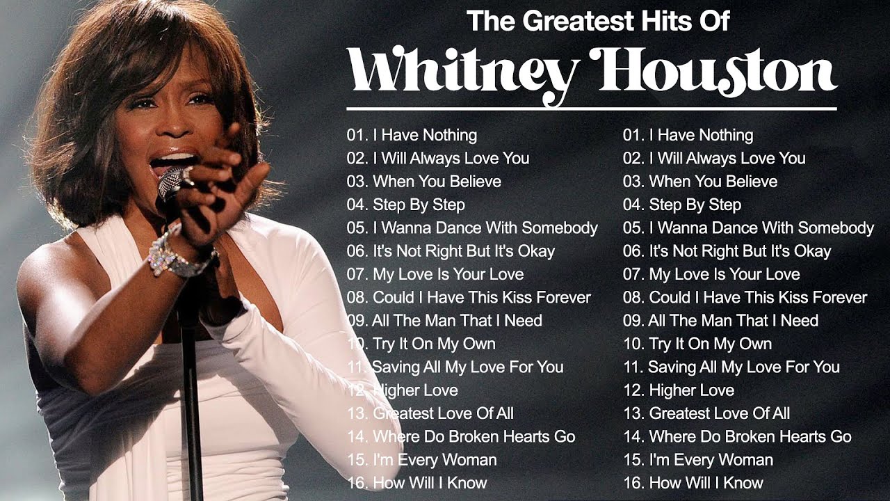 The Greatest Hits Of Whitney Houston   Best Divas Songs Collection