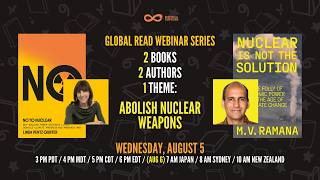 Global Read: 2 Books. 2 Authors. 1 Common theme: Abolish Nuclear Weapons Global Read: 2 Books. 2 Authors. 1 Common theme: Abolish Nuclear Weapons
