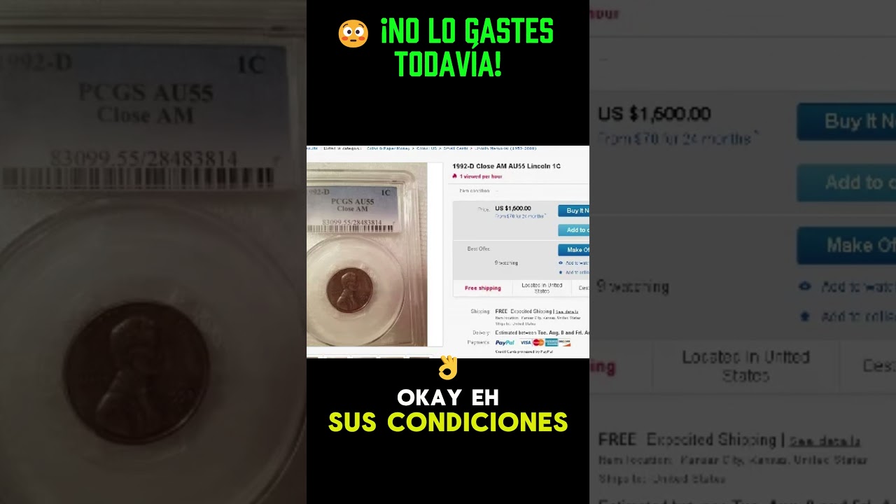 Precio de monedas de 1992 con error