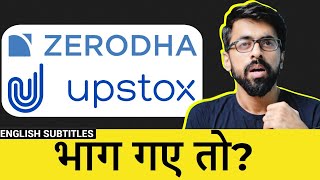 🔵[Zerodha/Upstox] What to do when your stock broker runs away? Is Zerodha Safe?