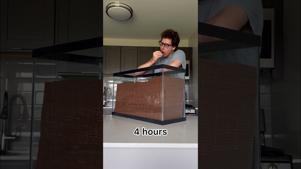 He Spent 16 Hours Eating Chocolate… But The Ending Was Sad 😢