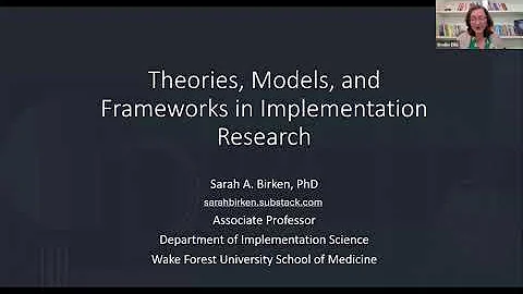2025 October Implementation Science Seminar - Theory: The Fundamentals and the Future