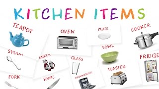Learn Kitchen Item Names for Kids | Kids Learn About Kitchen Tools