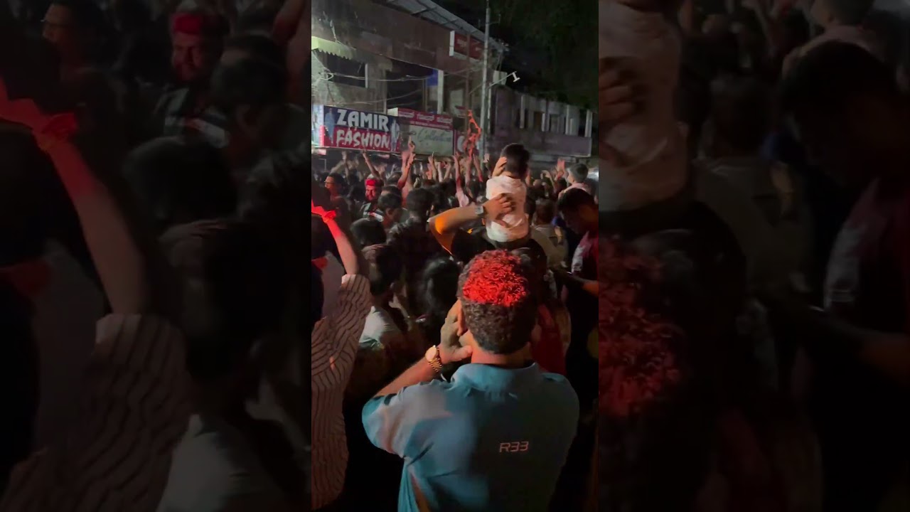 Full crowd  in karwar|| Ganapati Visarjan 2024|| Toll naka DJ||