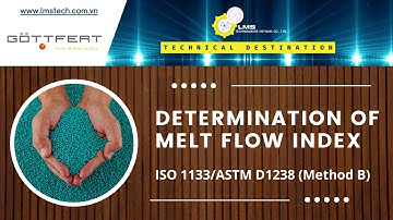 [Melt index][Melt flow index] Determination MI according to ISO 1133/ASTM D1238 Method B