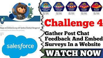 Gather Post-Chat Feedback and Embed Surveys in a Website || Design and Distribute || Challenge 4