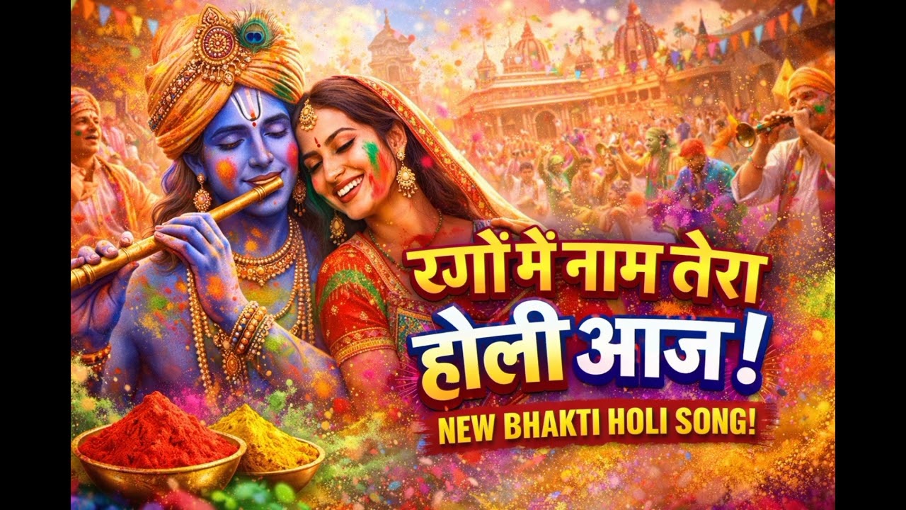 रगो में नाम तेरा होली गाना #holi #song #gana #bhakti #love