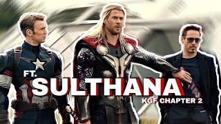 Iron Man ,Captain America ,Thor Ft.kgfchapter2 Sulthana Song Mashup Marvel Whats App Status