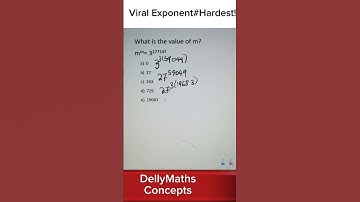 Viral Exponent Problem: Hard Exponents Problem #dellymathsconcepts #fast #gcse#cxcmaths