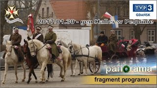 Panorama TVP3 Gdańsk, 2017.01.30 - gen  Haller w Pelplinie