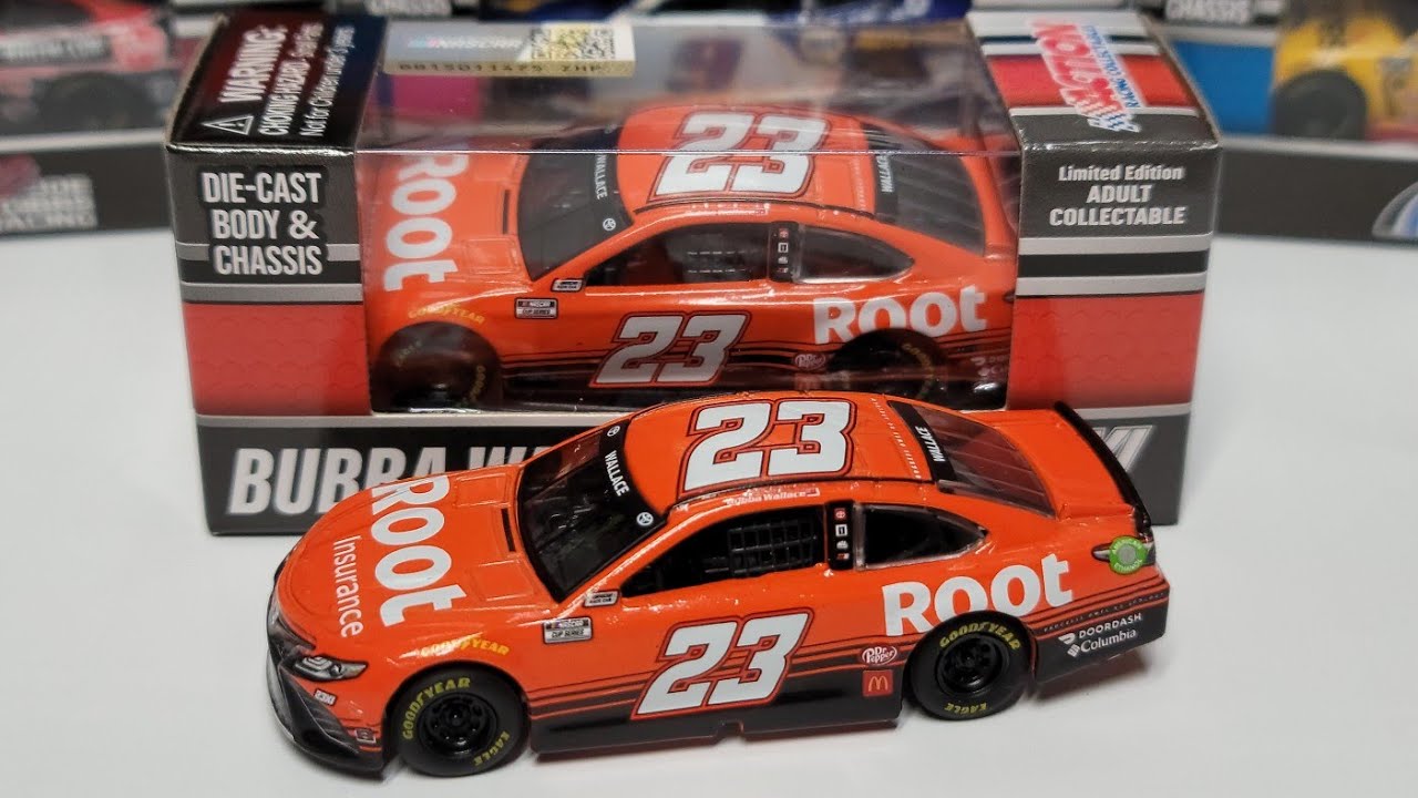 Bubba Wallace 2021 Root Insurance 1/64 Diecast Chassis Review