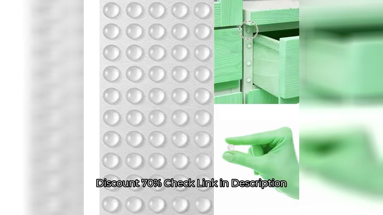 100Pcs Self Adhesive Door Stopper Rubber Damper Buffer Cabinet Bumpers Silicone Furniture Pads Cushi