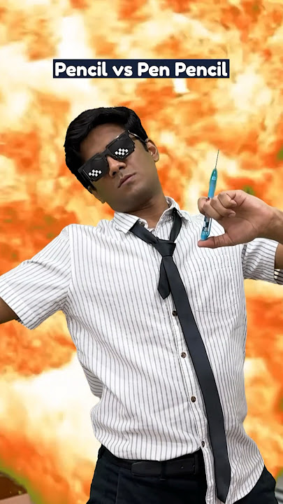 Pencil vs Pen Pencil | Manish Kharage #shorts
