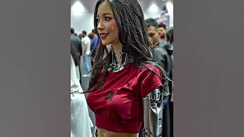 Most Realistic AI Humanoid Robot Girl Stuns Everyone at IRC 2025 #IRC2025 #AIrobot
