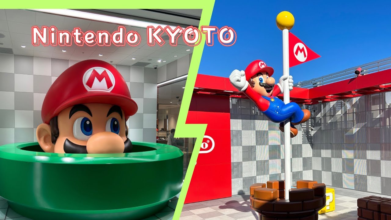 巨大マリオに会いに行くぞ！［京都 高島屋S.C. 7階］Nintendo Kyoto🌻平日は整理券なし！