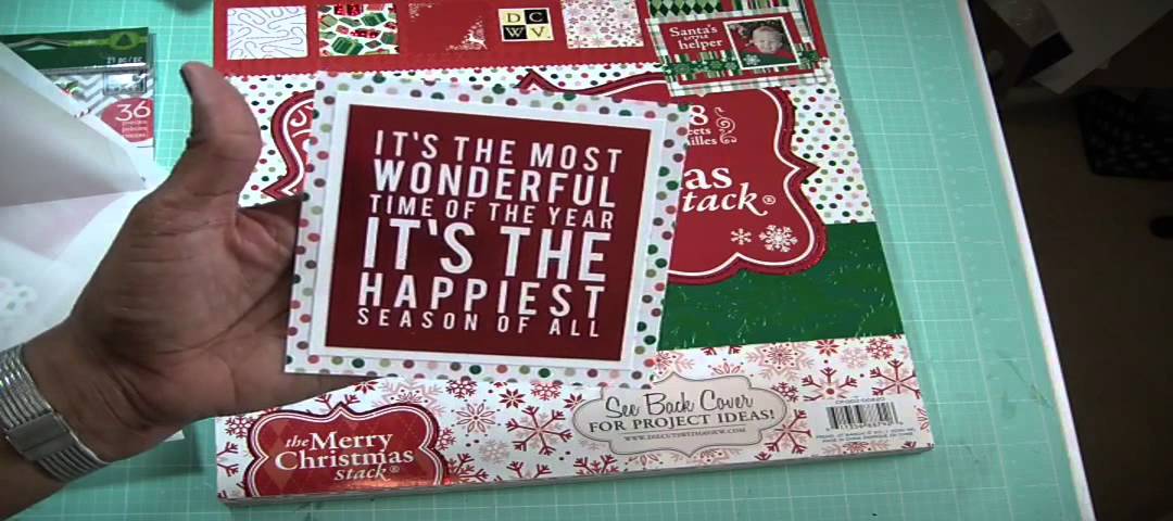 Christmas In July series ~ Notecards and Envelopes - YouTube