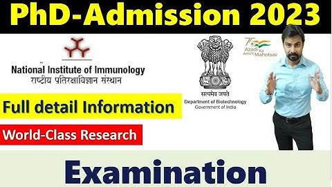 New PhD admission 2023 II Non-NET II NII, Delhi II DBT Autonomous II @TheScientificGurus