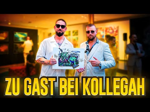 KOLLEGAH - Felix Blume Vernissage 🖼️ ASCHE & Distorted People - ABSOLUT SILLA #12