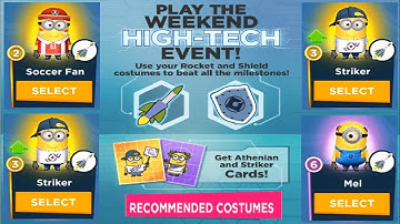 Minion Rush High-Tech EVENT Mission 9 - 12 fullscreen gameplay walkthrough - iOs & android