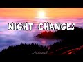 One direction  night changes lyrics