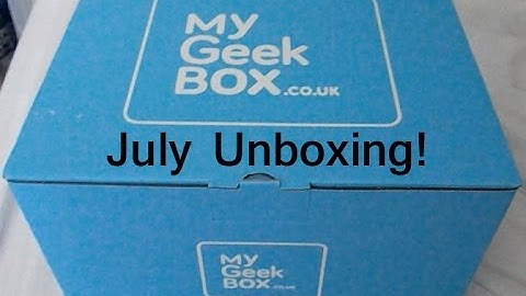 MyGeekBox Unboxing July 2014