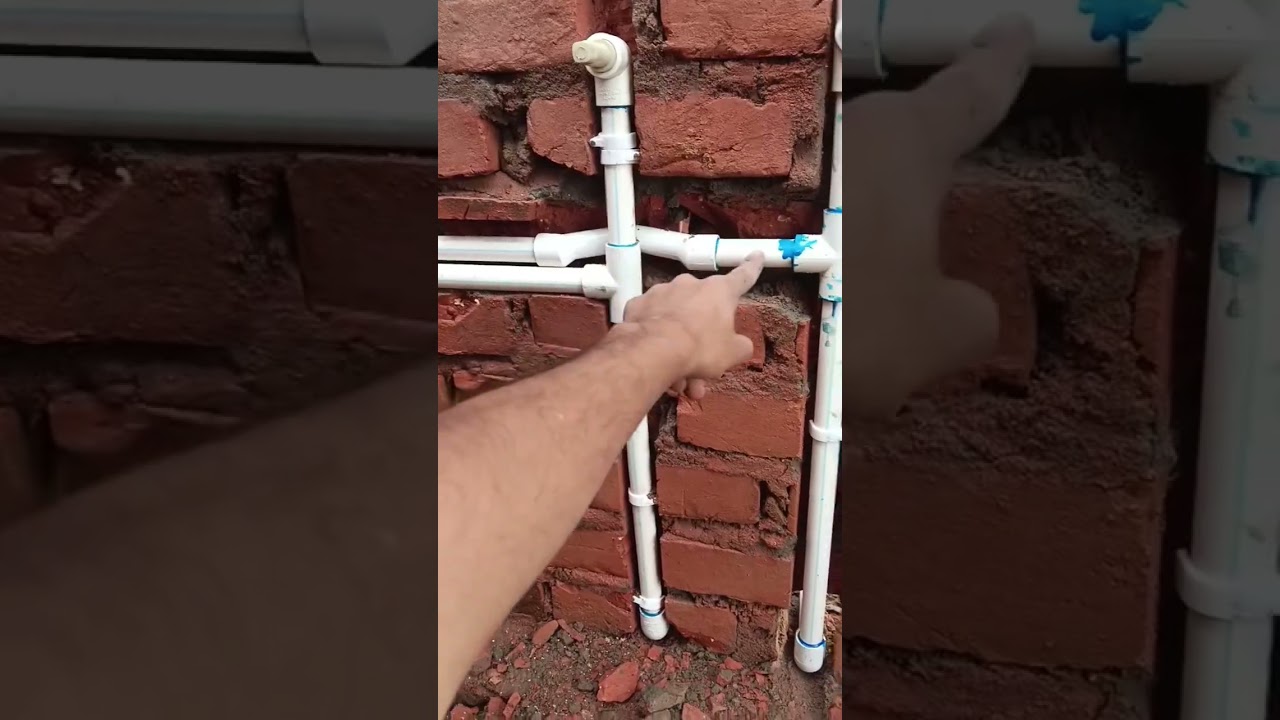 one bathroom complete fitting UPVC pipe 