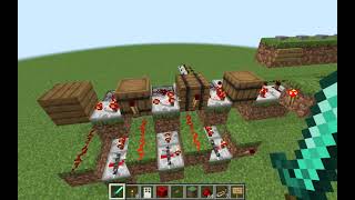Redstone combination lock (24 B/D) #craftylockwr