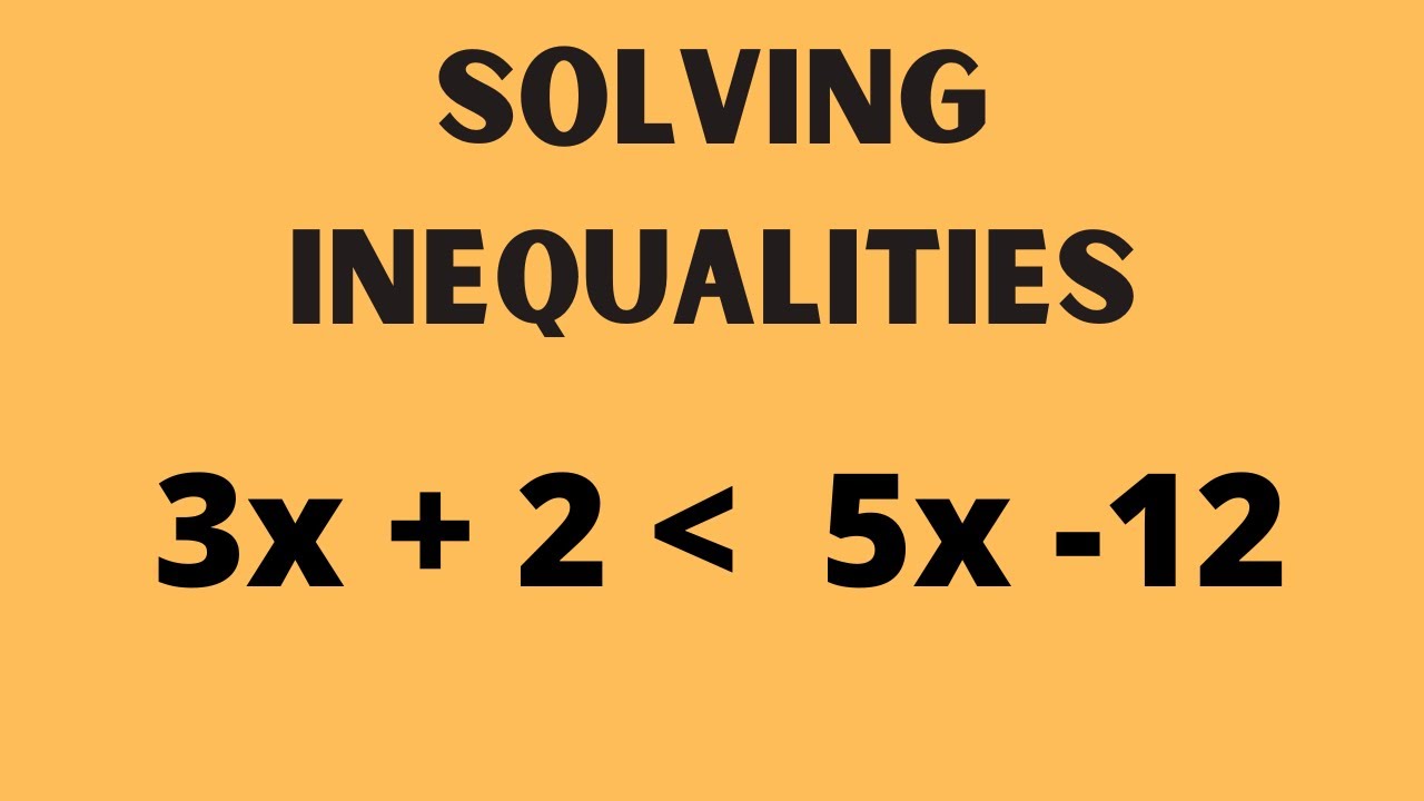 Solving Inequalities and graphing the solution on a number line - YouTube