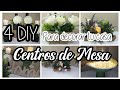 DIY CENTROS DE MESA PARA DECORAR TU CASA / DIY HOME DECOR IDEAS for $1 / super fáciles