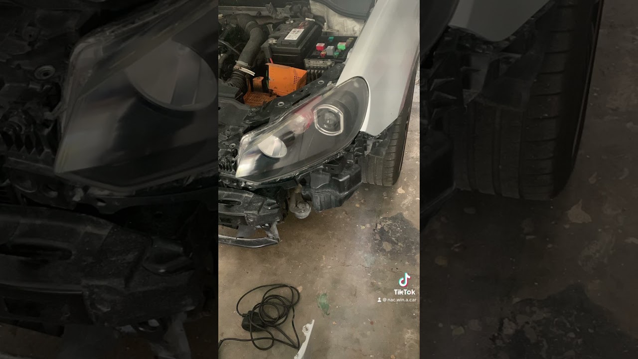 Giveaway VW MK 6 headlights! Before & after  deep sand and polish and should look good. 