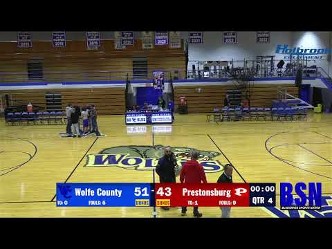 High School Girls Basketball - Wolfe County Lady Wolves vs Prestonsburg Lady Blackcats - 12/20/2023
