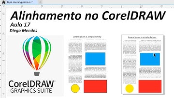 Alinhamento de objeto no CorelDRAW - aula 17 - parte1