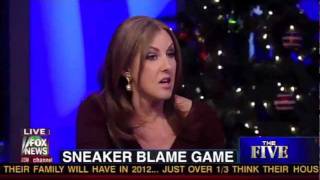 Famous Poor Are More Compassionate, Nike Sneaker Blame Game - Leslie Marshall on "The Five" 12/29/11 Profile