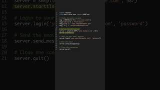 SMTP Email Sender in 60s - Automate Emails #shorts