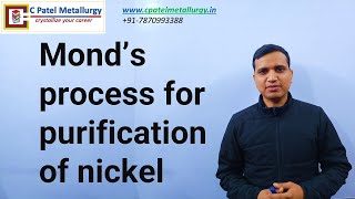 Mond’s process for purification of nickel