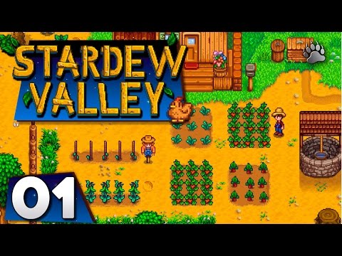 Stardew Valley #01 "Cansei da vida moderna" - Gameplay Fazenda estilo Harvest Moon Português PT-BR