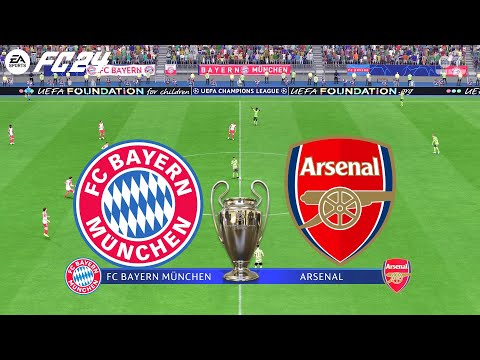 FC 24 | Bayern Munchen vs Arsenal - UEFA Champions League Quarter-Final - PS5™ Gameplay