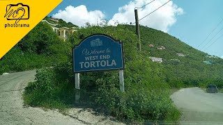 Driving From West End To Road Town, Tortola British Virgin Islands | Driving Around Tortola BVI