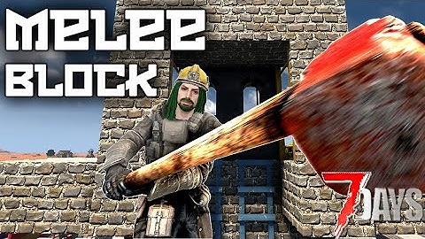 5 Block Designs that make melee hits SUPER Easy! 7 Days to Die 2.0
