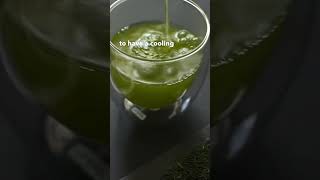 Adding Mint to Matcha Tea shorts