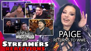 Paige returns to WWE | Streamers React #wwe