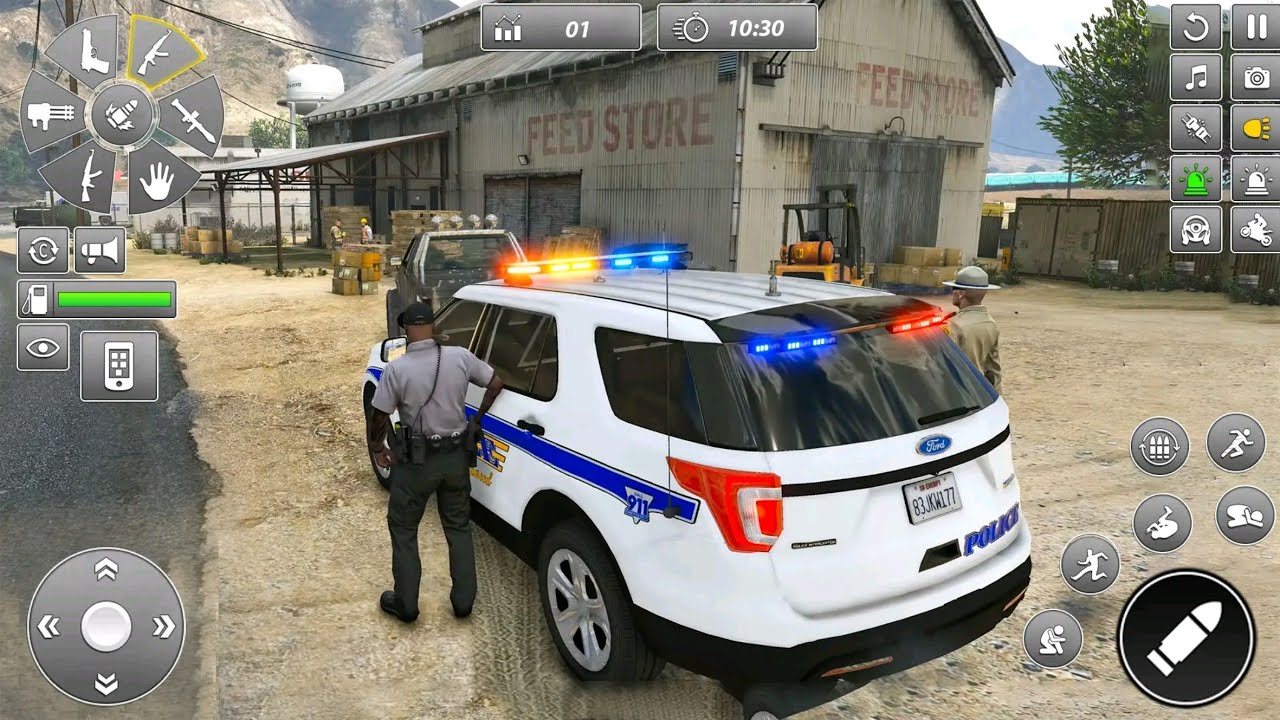 Police Thief Chase-Police Game: Police Simulator