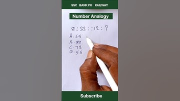 Number Analogy problem / Number Analogy trick / Vedic maths #maths​ #numberanalogy​#reasoning​ #math